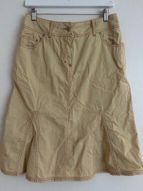 Oilily Tan A-Line Skirt